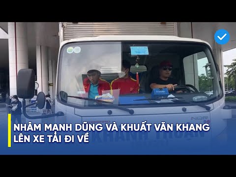 Video Hình ảnh hài hước: Nhâm Mạnh Dũng, Khuất Văn Khang lên... - youtube