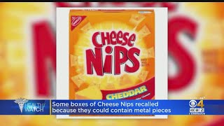 Some Boxes Of Cheese Nips Recalled