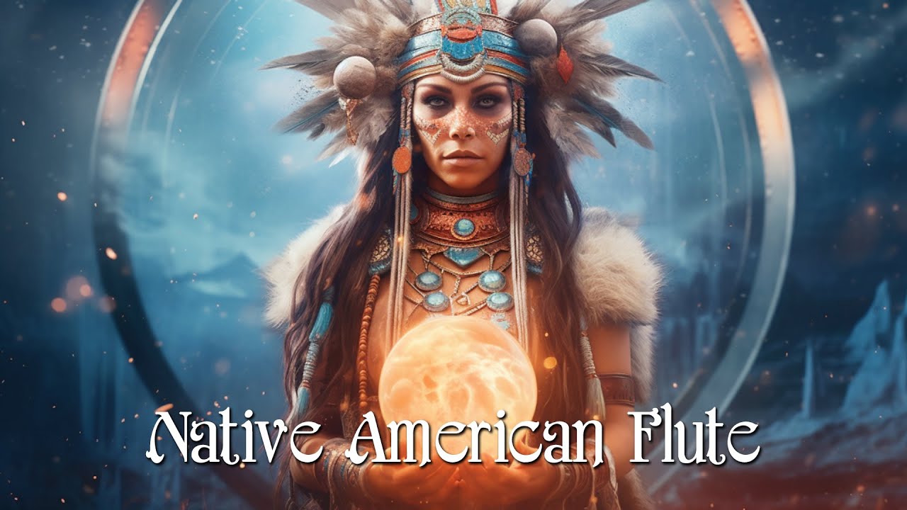 Native American Indian Flute Shamanic Healing Music, Soothing