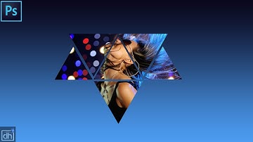 Abstract wallpaper with Triangle | Adobe photoshop Cs6 Tutorial |