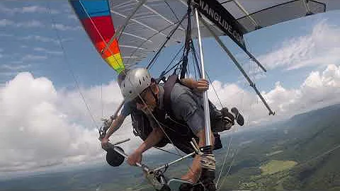 Gilbert Mathews Hang Gliding at Lookout Mountain F...