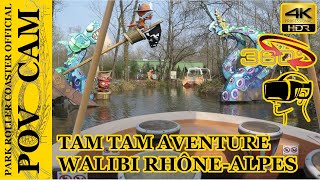 Tam Tam Aventure - 360° - On Ride / POV CAM - Walibi Rhône Alpes