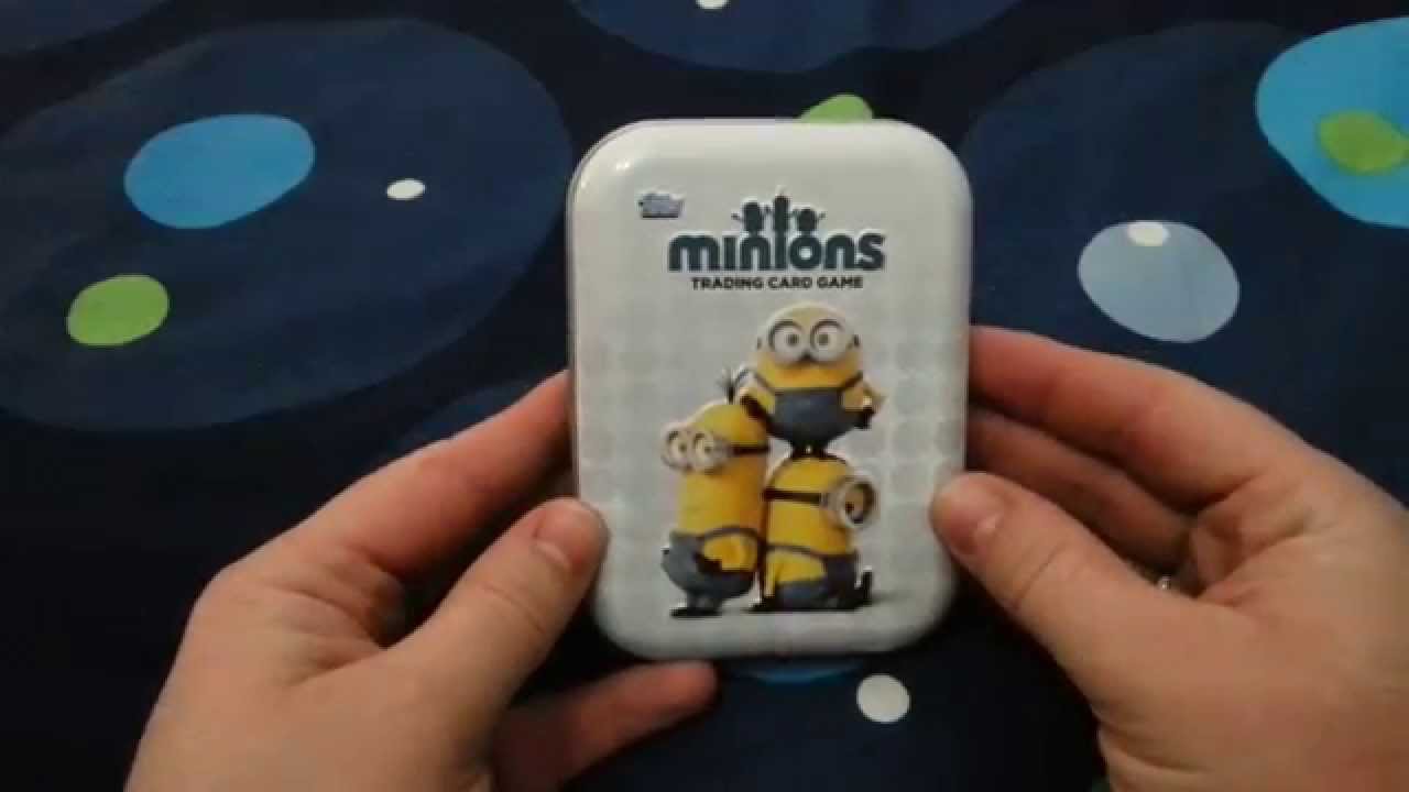 Minions Tin Topps Trading Card Game YouTube