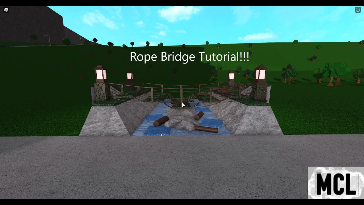 Roped bridge *TUTORIAL* Part 2/3!! - YouTube