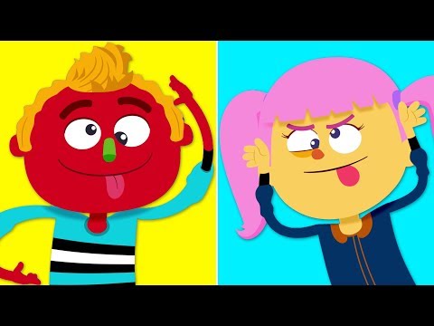 make-funny-faces-with-len-&-mini-song-|-nursery-rhymes-and-songs-for-kids-by-teehee-town