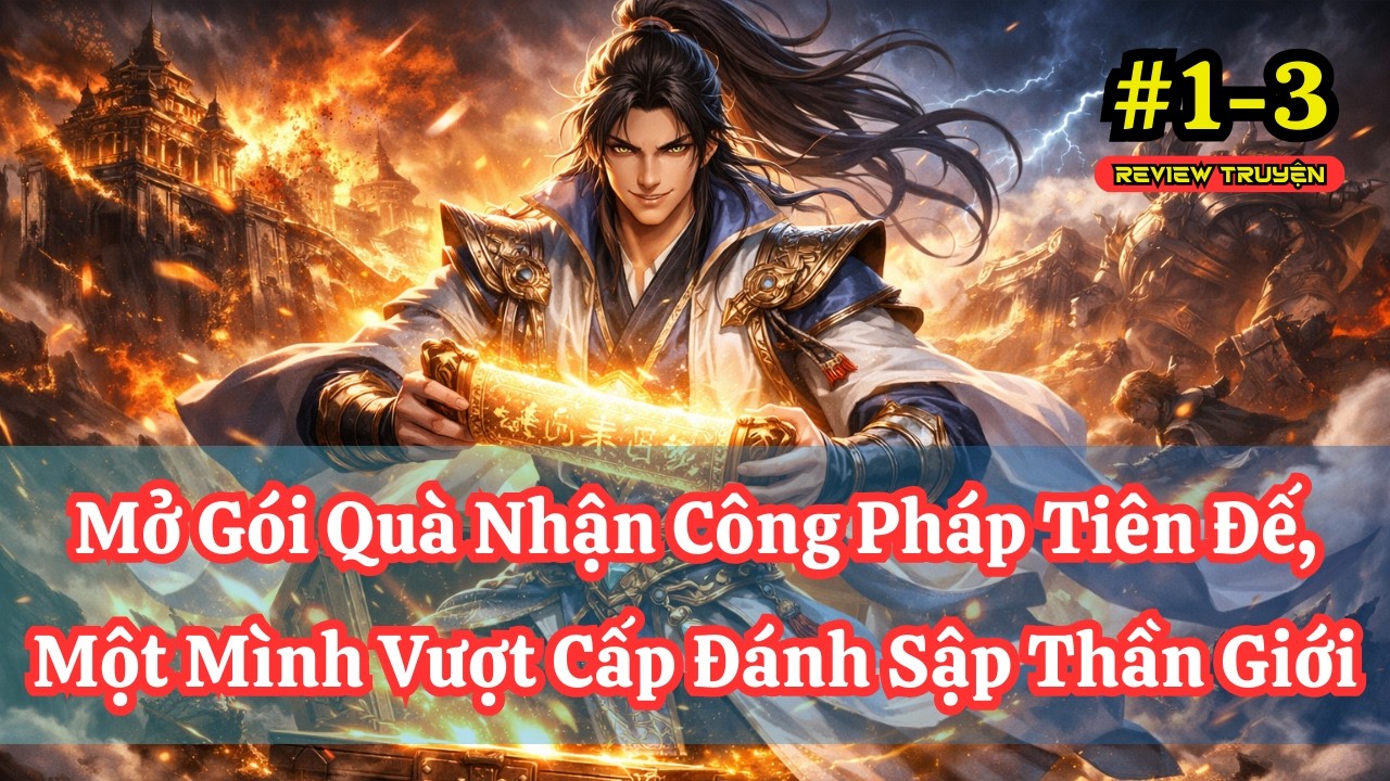 [Full Bộ P1-3] Mở Gói Quà Nhận Công Pháp Tiên Đế, Một Mình Vượt Cấp Đánh Sập Thần Giới