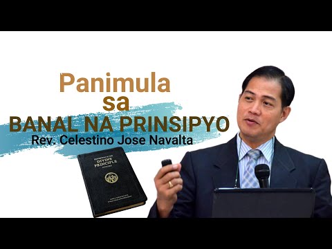 PANIMULA SA BANAL NA PRINSIPYO