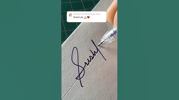 Srishti Name Signature. Whose next?? #signature #autographs