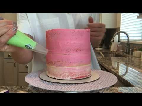 how-to-decorate-a-cake:-watermelon-lime-ombré-cake