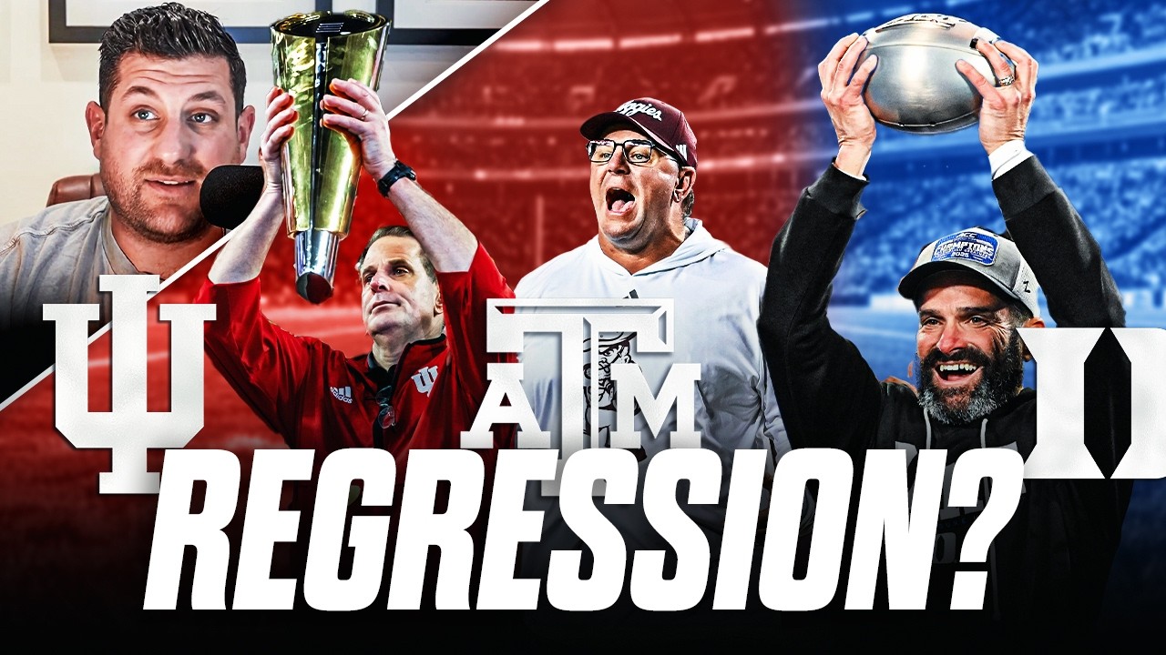 Which College Football teams could REGRESS in 2026? Why Indiana, Texas A&M, & Duke are in the mix