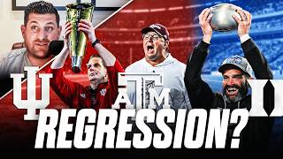 Which College Football teams could REGRESS in 2026 Why Indiana Texas A M Duke are in the mix