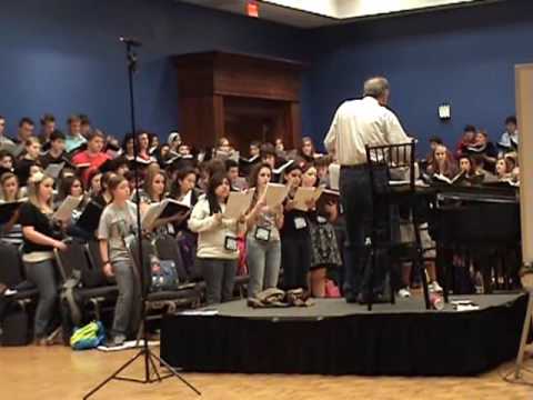 Joshua Fit the Battle of Jericho - 2010 TMEA Texas All-State Mixed Choir Rehearsal