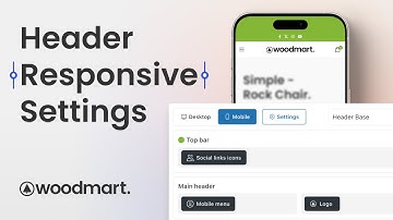 Header responsive settings