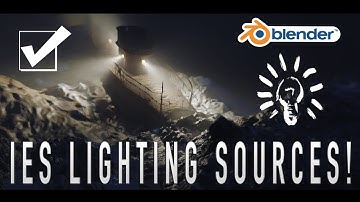 Blender Lighting Trick in for Better Renders: IES Lighting Tutorial (Quick Version)