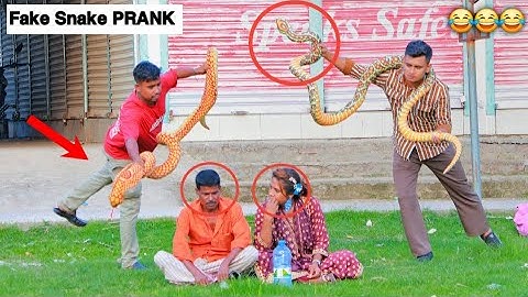 King Cobra Snake Prank videos | part 3 | Fake Snake Prank on public | Funny Prank Videos| ComicaL TV