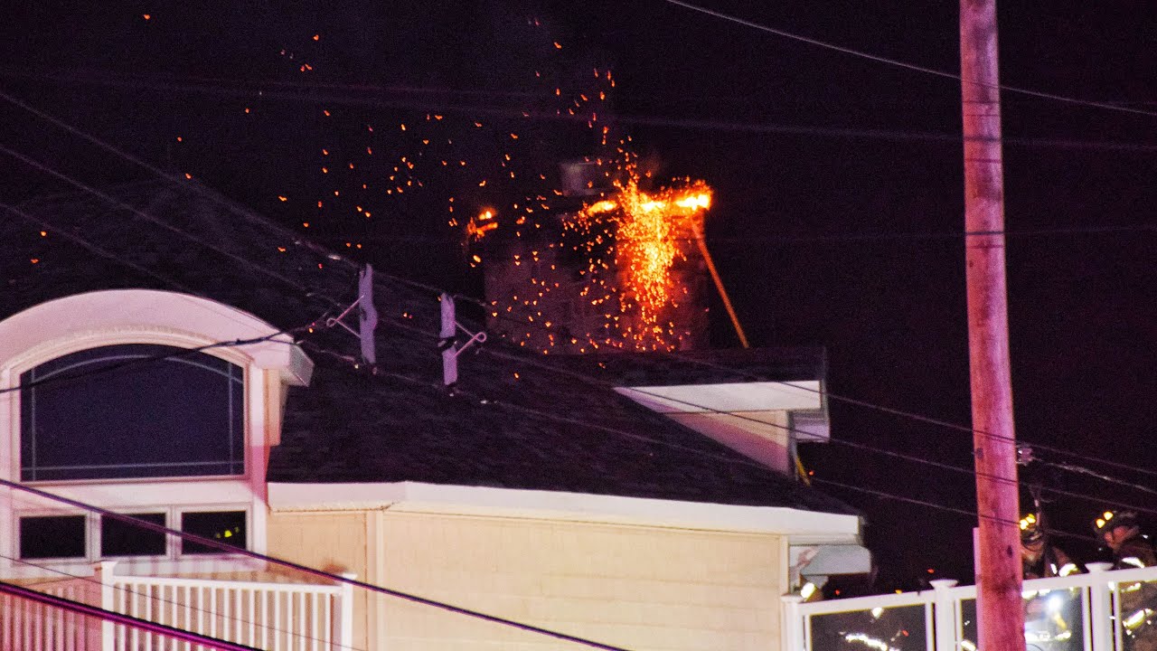 Toms River Fire Department Chimney Fire In Ortley Beach 4223 YouTube