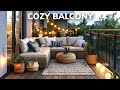 Cozy balcony ideas