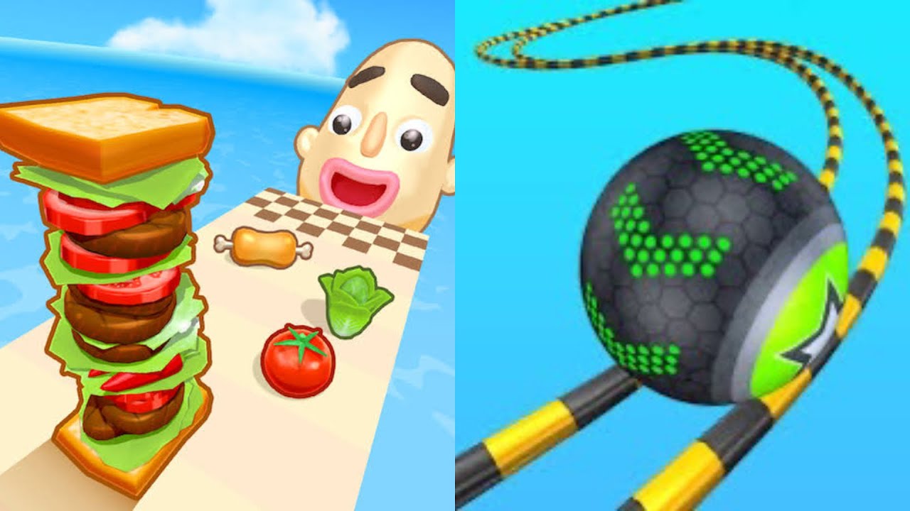 Going Balls & Sandwich Runner - All Level Gameplay New APK update Gameplay 2026