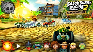 Hit 7 Opponents With a Single Big Bang | Gold Skin Challenge Progress | Beach Buggy Racing 2 PC screenshot 3