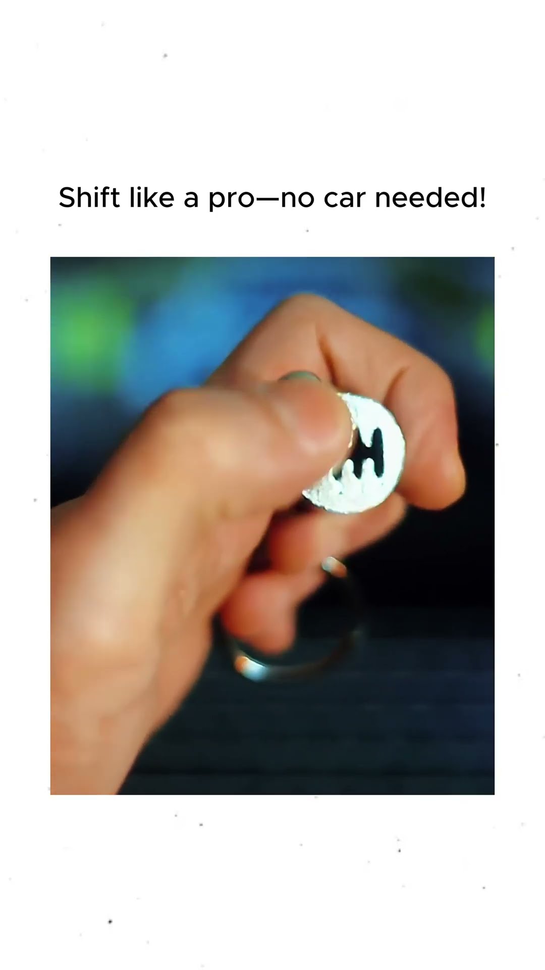 Product Link in Bio (# 1898 ) @MaviGadgets  ▶️  Six-Speed Manual Shift Keychain