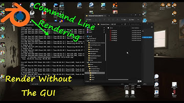 Blender - How To Use Command Line Rendering