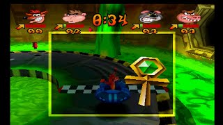Crash Bash: Adventure Part 70: Toxic Dash (Gold Relic)