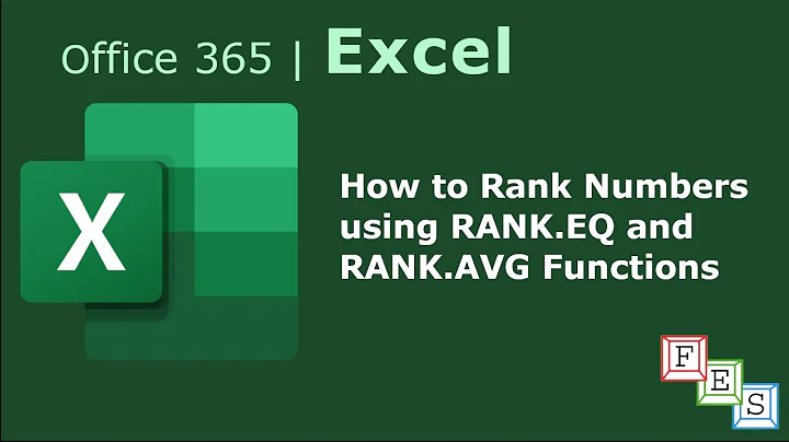 How to rank numbers using RANK.EQ and RANK.AVG functions in Excel -   Office 365