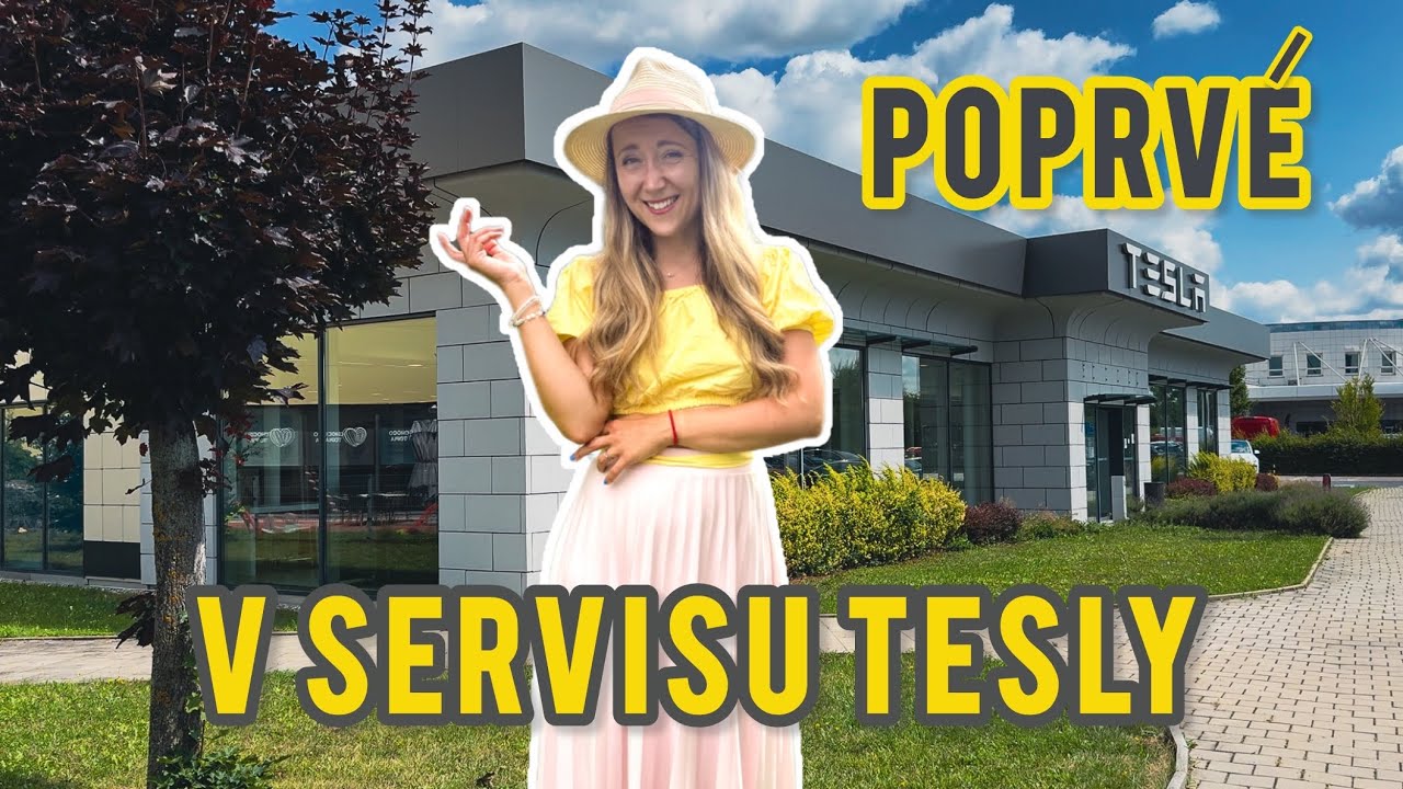 #34 Poprvé v servisu Tesly 😱 A jsme blíž snu: elektromobil + karavan 😍 #vlog #tesla #servis #ev