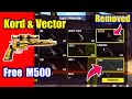 Claim Free Golden M500🤯🔥Clash Squad Season 6 Vector Removed & Kord Added😵!!