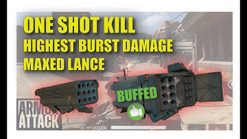 Buffed Lance Javelin Sentry Max Highest burst damage - Armor Attack - Gameplay