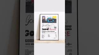 All Juice WRLD Albums Posters | A4 Framed Poster Print | Wall Art