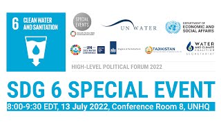 SDG 6 Special Event, HLPF 2022