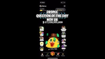 28 November 2025 Dropee Question  of The Day #dropeeairdrop #dropeequestioncodetoday