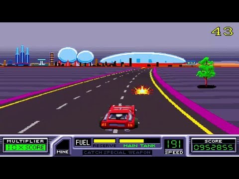 RoadBlasters   Arcade Gameplay   Atari 1987 (high score.4011810)