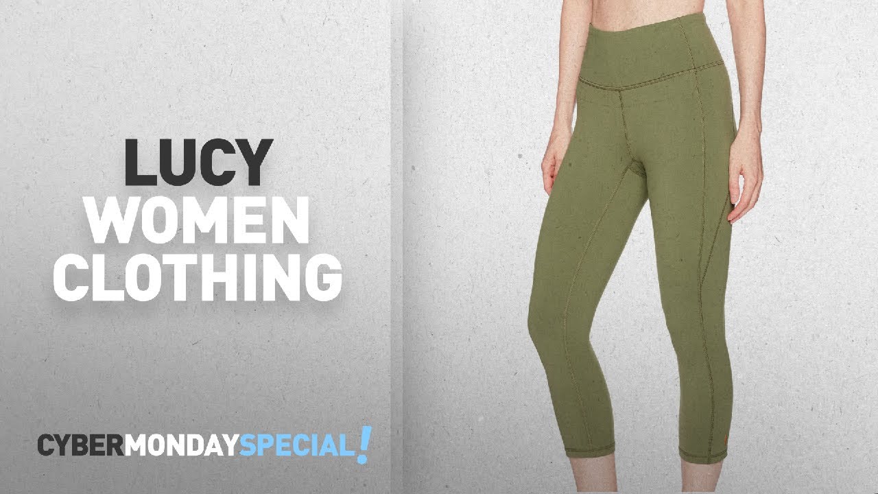 Cyber Monday Lucy Women Clothing: Lucy Women's Perfect Core Capri Solid Legging