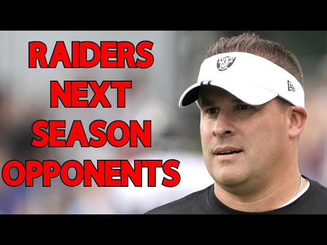 REVEALED! Raiders 2023-24 Opponents 
