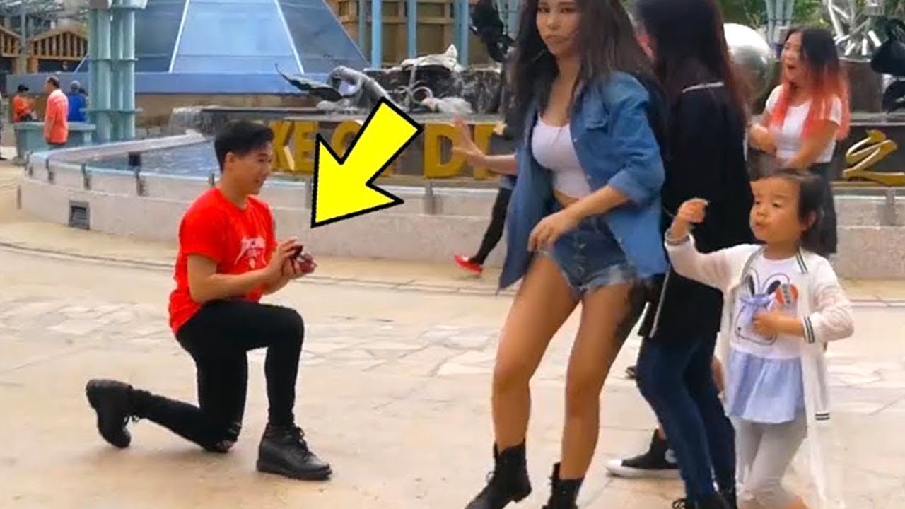 Sonu Kötü Biten 7 Evlilik Teklifi - ( Rezil Oldu ) - YouTube