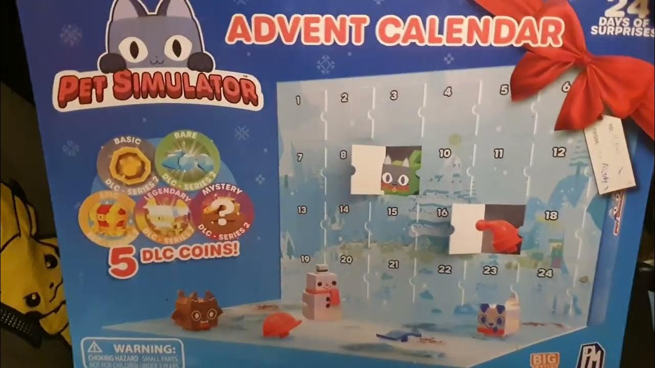 Pet simulator advent calendar YouTube Pet simulator advent calendar YouTube