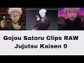 Gojou satoru clips raw jujutsu kaisen 0  quality long duration link download in description