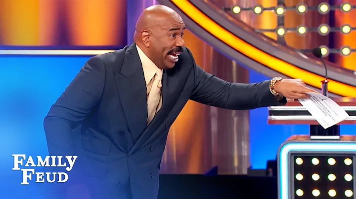 Craziest huddle ever?! | Family Feud