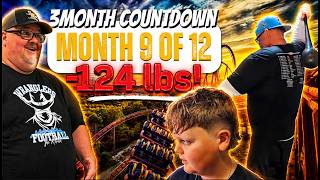Month 9 Weigh In: -124 lbs. Countdown to Dollywood Rollercoasters has officially begun!