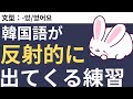 韓国語が反射的に口から出てくるようになる瞬間韓作文 #9 -았/었어요