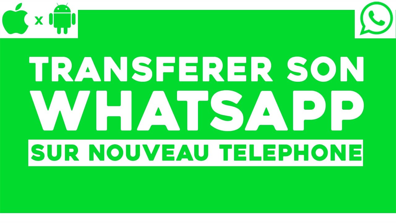 Comment Transférer Son Whatsapp Sur Un Autre Téléphone