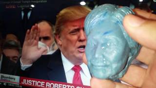 Hillary Clinton Cries as Donald Trump Swears In As POTUS