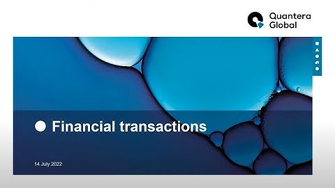 QG Webinar - Financial Transactions