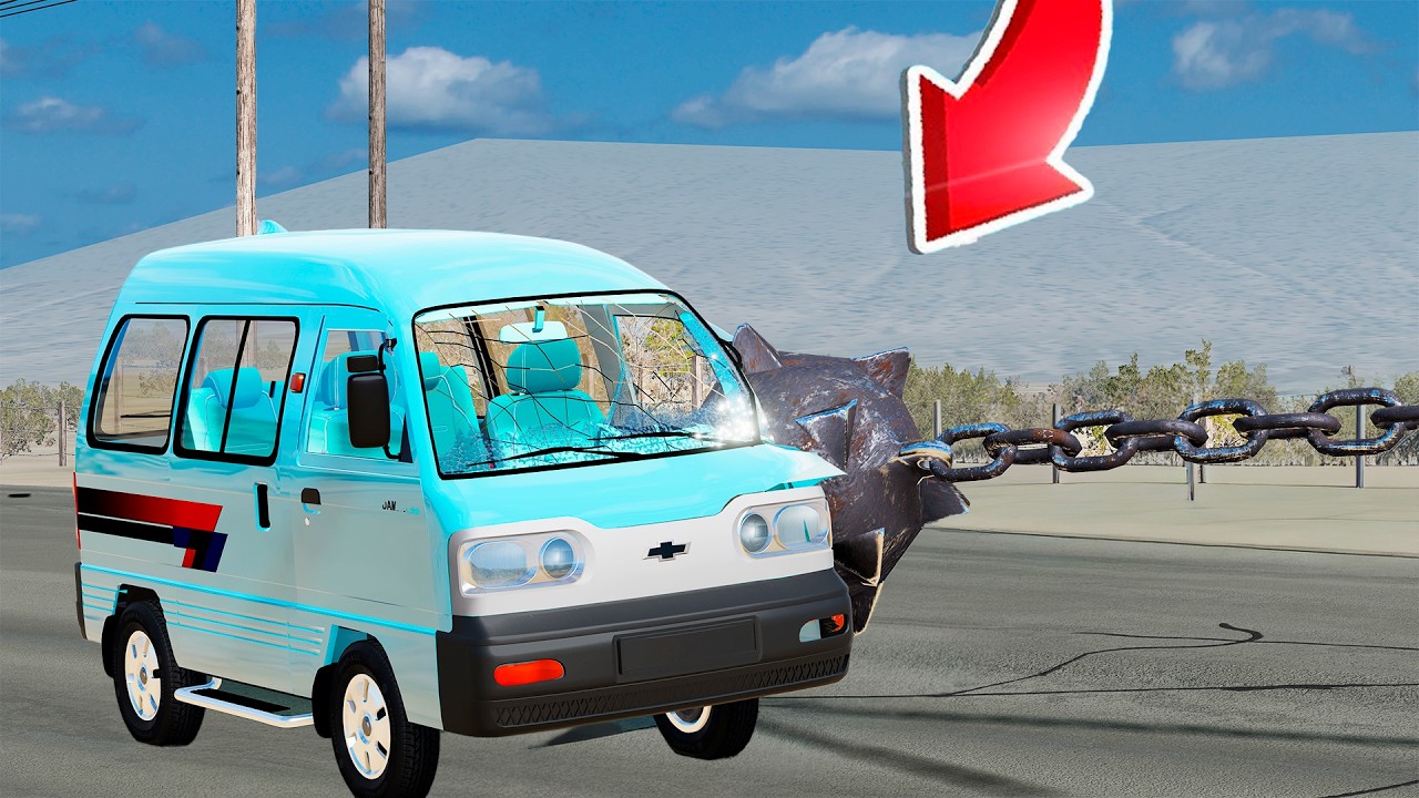 DAMAS BILAN ENG EKSTRIMAL CRASH TEST! BUNAQASINI HALIGACHAM KO'RMAGANSIZ (BEAMNG DRIVE)