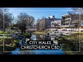 Walking in Christchurch CBD (New Zealand)