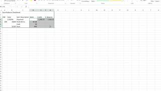 How to make a Sure Balance Checkbook in Microsoft Excel