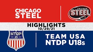 10.29.21 HIGHLIGHTS: Chicago, 3. Team USA NTDP U18s, 1.