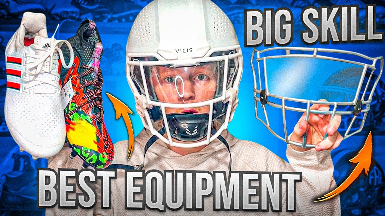 Best Equipment & Accessories for RB, LB, TE , QB and DE // Big Skill